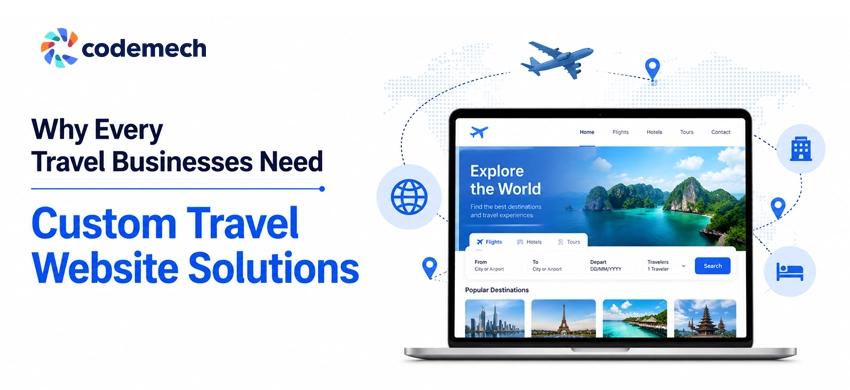 custom travel website solutions