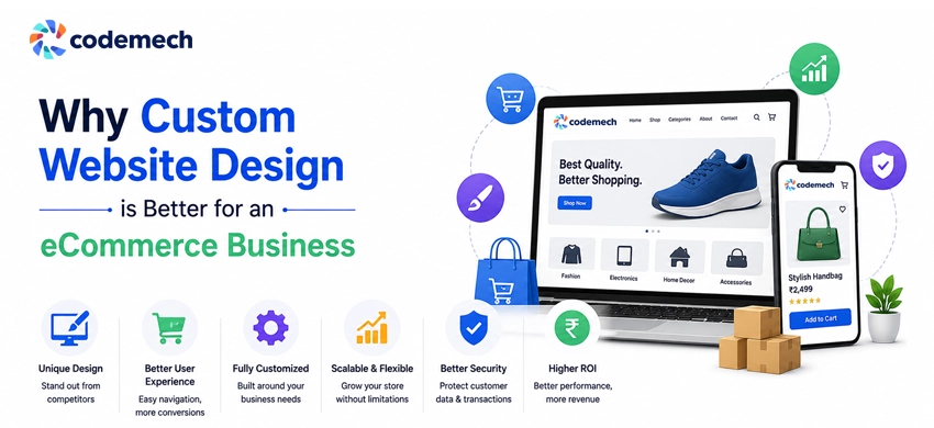 custom website design for ecommerce business