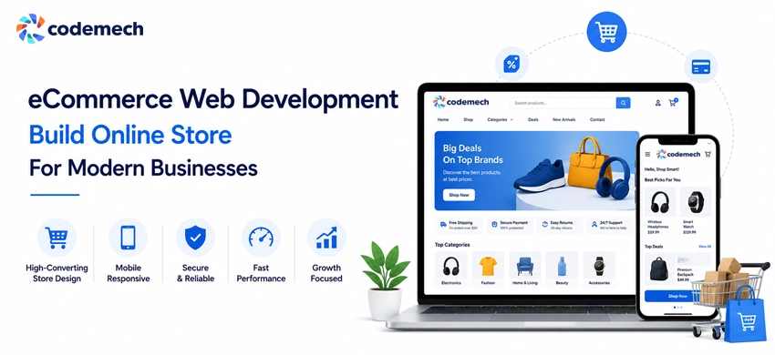ecommerce web development for online stores