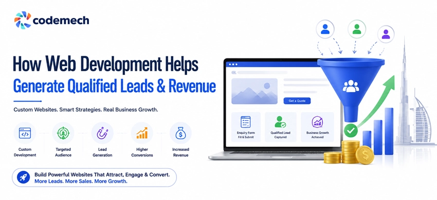 how web development helps to generate qualified leads