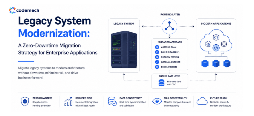 Legacy System Modernization: A Zero-Downtime Migration Strategy for Enterprise Applications