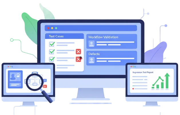 Functional Testing Services This image shows Functional Testing to verify software functions as designed and meets user requirements